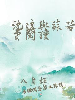沈浪与苏若雪免费阅读