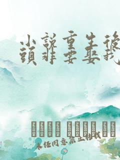 小说重生后死对头非要娶我全文阅读