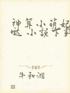 神算小萌妃超凶哒 小说下载txt