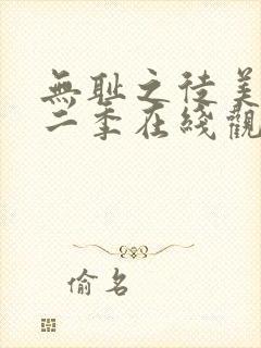 无耻之徒美剧第二季在线观看