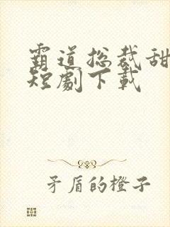 霸道总裁甜宠剧短剧下载