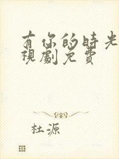 有你的时光里电视剧免费