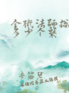 全职法师总共有多少个系