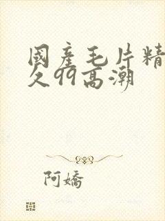 国产毛片精品久久99高潮