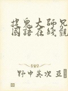 捉鬼大师兄电影国语在线观看