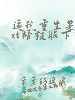 逼我重生是吧txt精校版下载