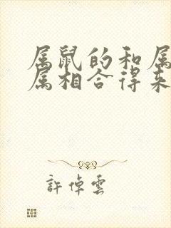 属鼠的和属龙的属相合得来吗