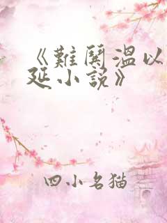 《难哄温以凡桑延小说》