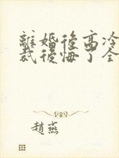 离婚后高冷女总裁后悔了全本