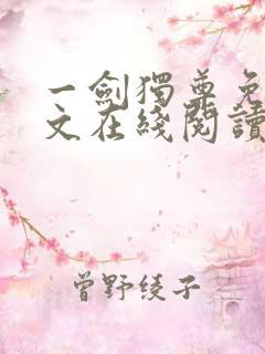 一剑独尊免费全文在线阅读