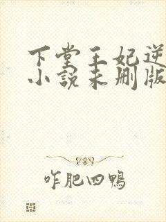 下堂王妃逆袭记小说未删版完整