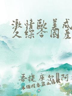 激情欧美成人久久综合国产