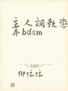 主人调教惩罚玩弄bdsm