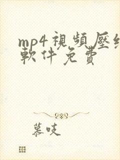 mp4视频压缩软件免费