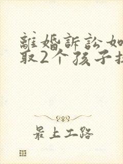 离婚诉讼如何争取2个孩子抚养权
