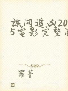 谍网追凶2025电影完整版