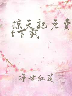掠天记免费txt下载