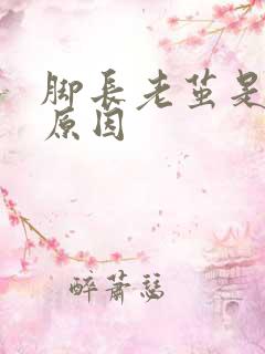 脚长老茧是什么原因