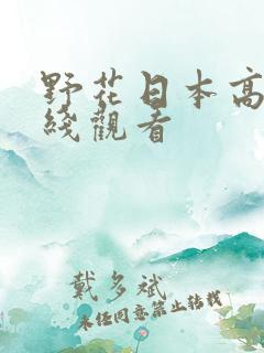 野花日本高清在线观看