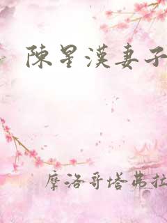 陈星汉妻子