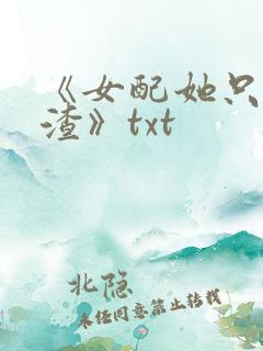 《女配她只想被渣》txt