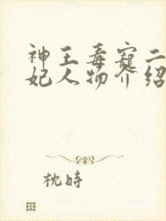 神王毒宠二嫁王妃人物介绍
