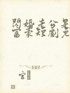 闪婚老公是超级富豪短剧免费观看
