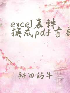 excel表转换成pdf有部分显示不出来