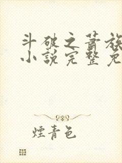 斗破之萧族冰圣小说完整免费
