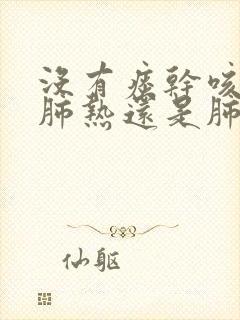 没有痰干咳嗽是肺热还是肺寒
