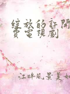 绽放的许开心免费电视剧