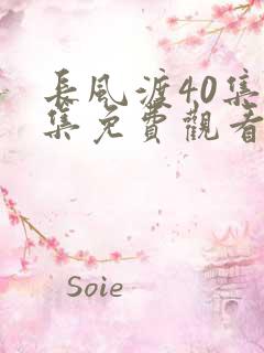 长风渡40集全集免费观看