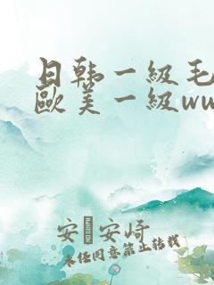 日韩一级毛一片欧美一级ww