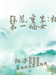 狂凤重生:相府第一嫡女