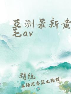 亚洲最新黄色色毛av