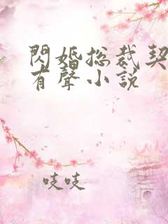 闪婚总裁契约妻有声小说