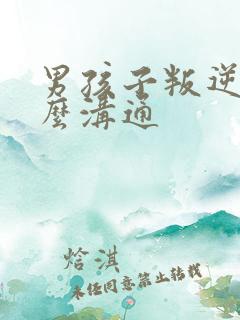 男孩子叛逆期怎么沟通