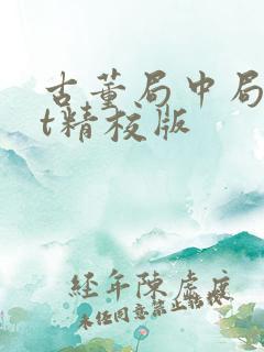 古董局中局txt精校版
