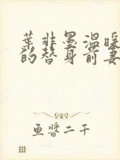 叶非墨温暖总裁的替身前妻
