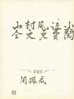 山村风流小傻医全文免费阅读