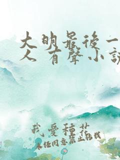 大明最后一个狠人 有声小说