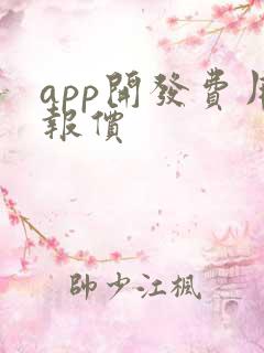 app开发费用报价