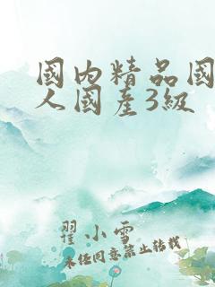 国内精品国产成人国产3级