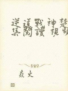 逆道战神楚枫全集阅读 视频