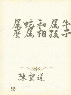 属蛇和属牛生什么属相孩子