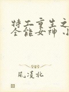特工重生之快穿全能女神 小说完整板