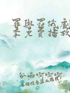 罪与罚俄剧第一季免费播放