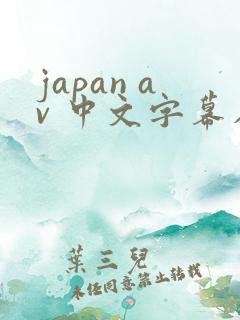 japan av 中文字幕在线观看