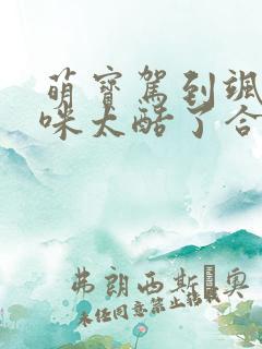 萌宝驾到飒爽妈咪太酷了合集