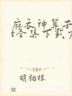 麻衣神算子txt全集下载完本免费